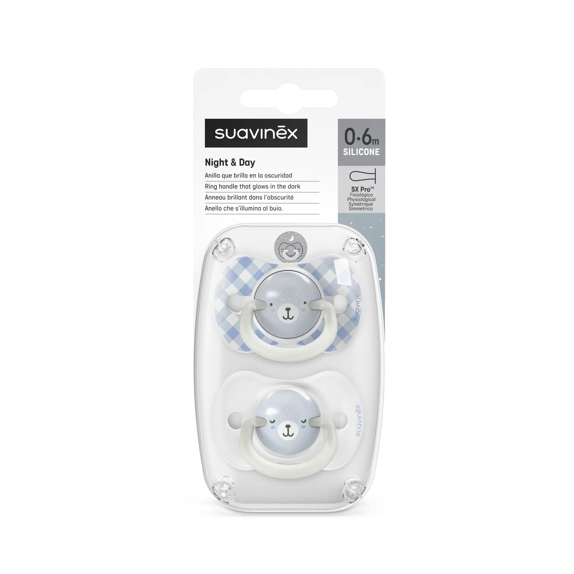 Suzetă Fiziologică SX Pro Wild & Free 0-6 luni, 2 buc. | - Albastru (6) [ps:a0250a0d-63f1-401c-9002-3348c09f36e7]