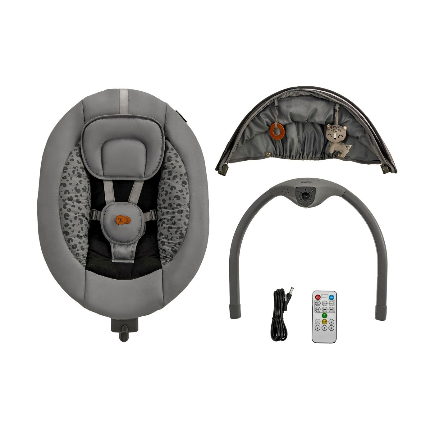 LEAGAN ELECTRIC KINDERKRAFT LUMI 2, DARK GREY [ps:31ad4974-690e-4945-971a-57d43606b700]