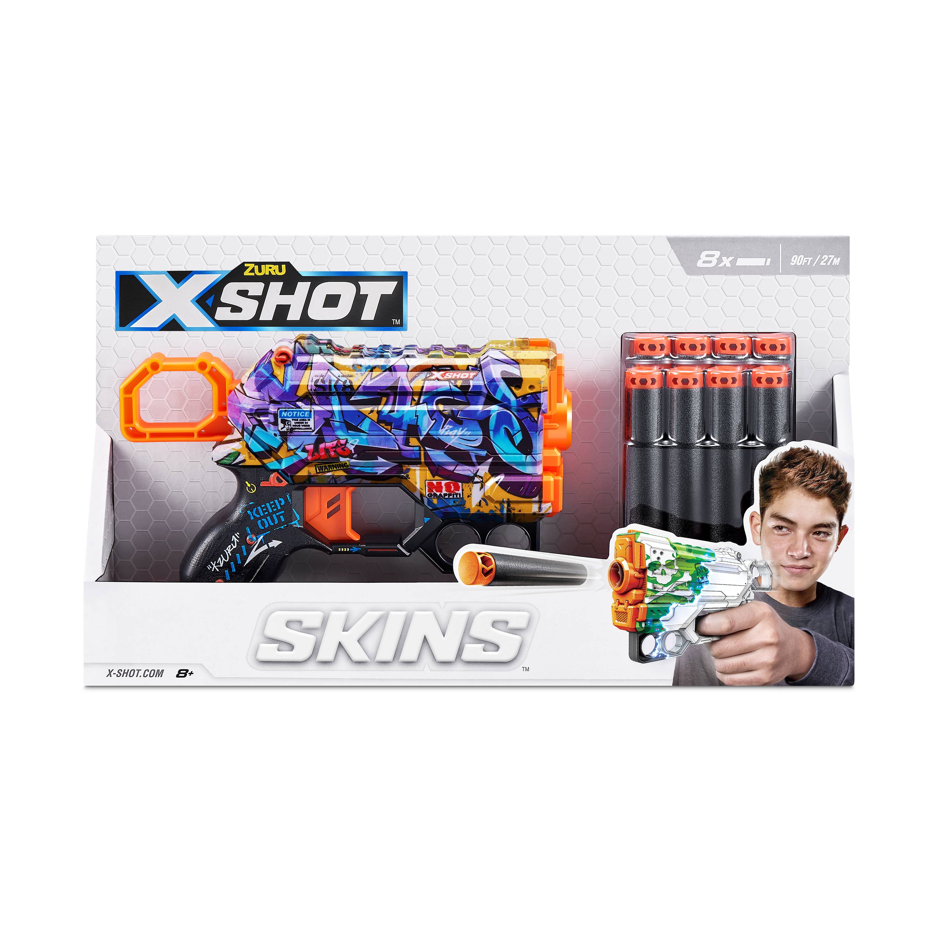 X-SHOT diverse modele, arma de jucarie, Skins Menace, 8 - Imagine 2 [ps:57482ab5-0ed3-459a-881b-269d642d0d6f]