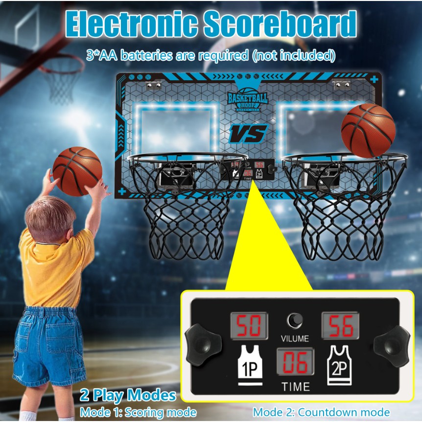 Set 2 Coșuri Baschet Copii Flippy cu Tablou Electronic - Default Title (6) [ps:6939b54e-9665-49a2-b2e2-896a246b08af]