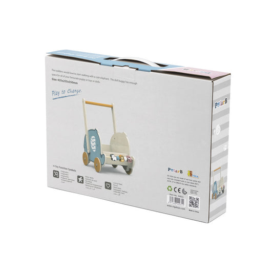 Antemergator carucior pentru papusi, Elefant, PolarB, Viga [ps:ed91385d-5f9b-4738-96cd-d90d44bd3831]