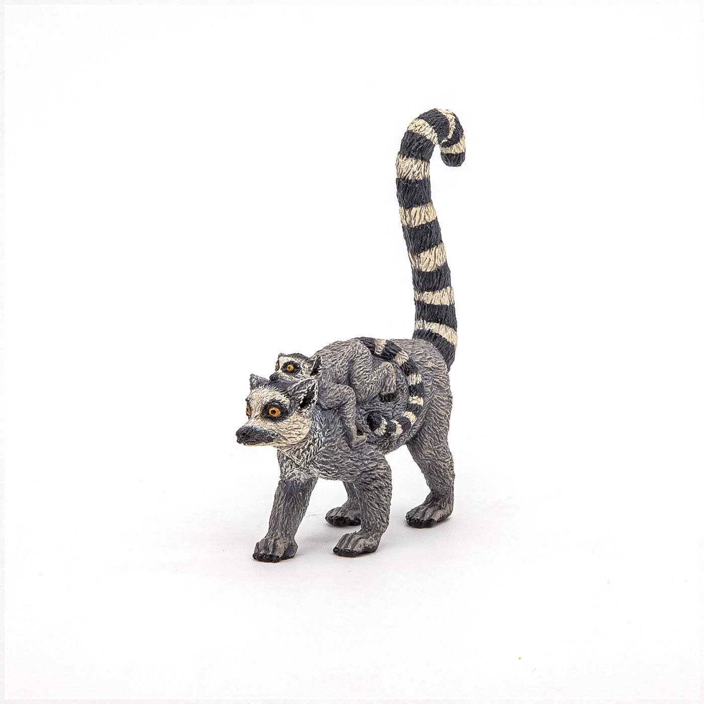 PAPO FIGURINA LEMUR CU PUI - Imagine 6
