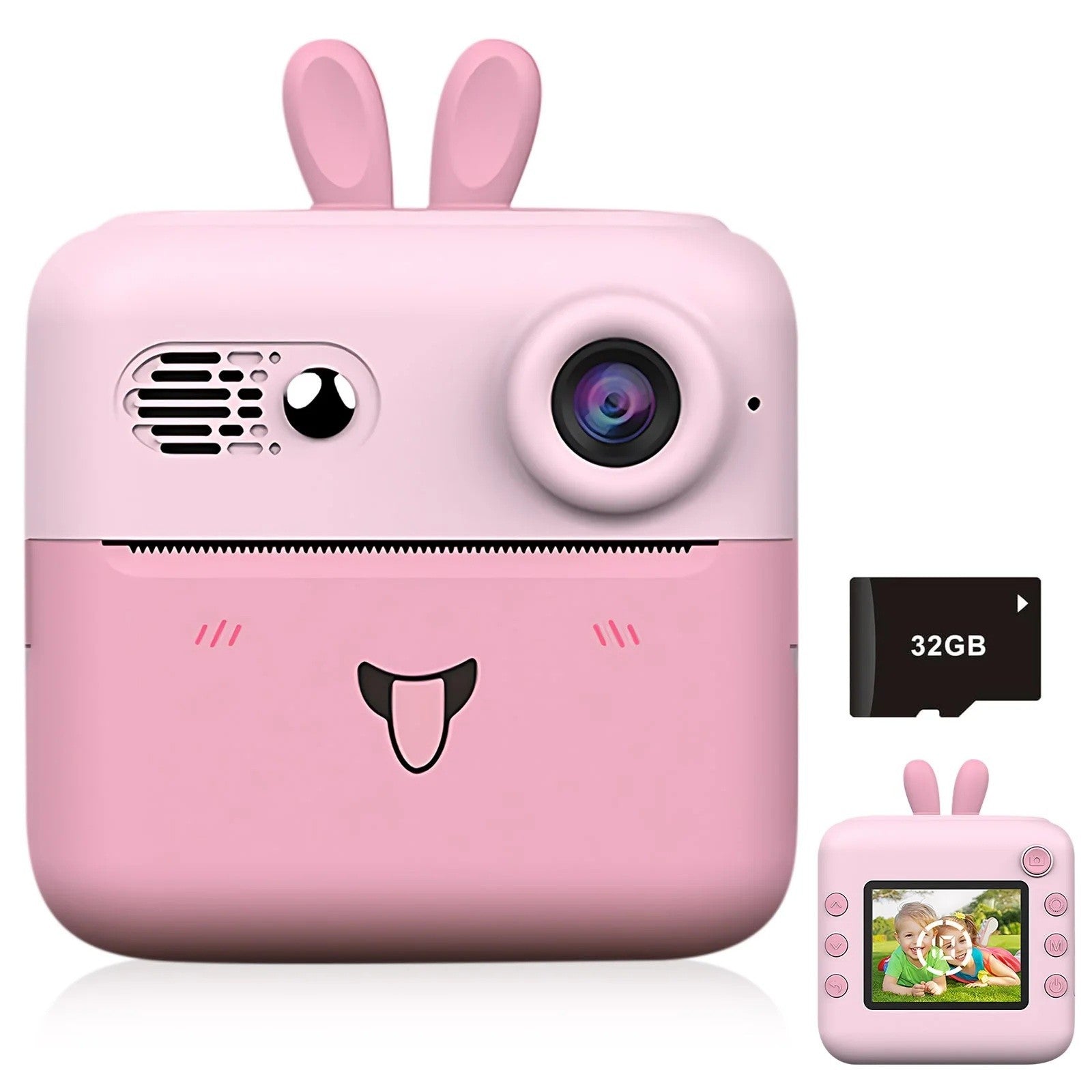 Camera Instantanee Copii Flippy, Printare Alb-Negru, Roz - Default Title (6) [ps:a26dc532-c1b6-492b-885d-2745262849fd]