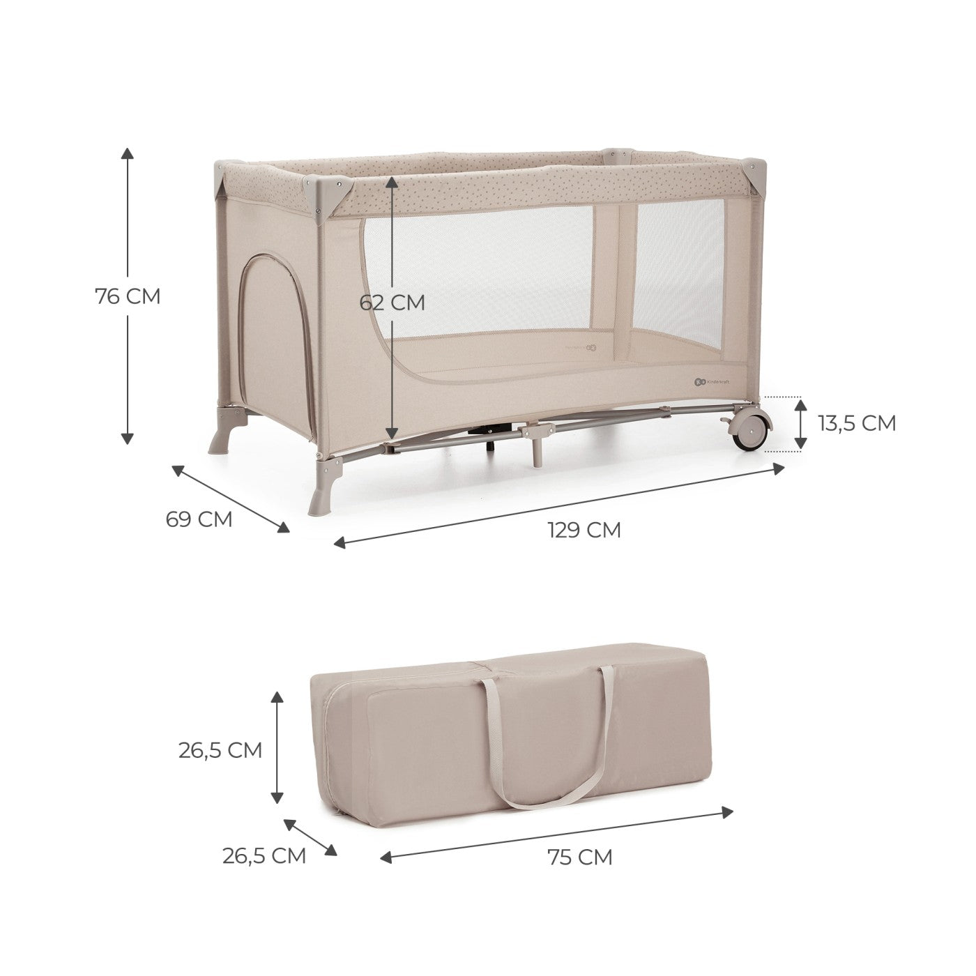 PATUT TRAVEL KINDERKRAFT JOY2, FARA ACCESORII, BEIGE [ps:5e78085c-184e-4926-bdc3-13805b1d8ad8]