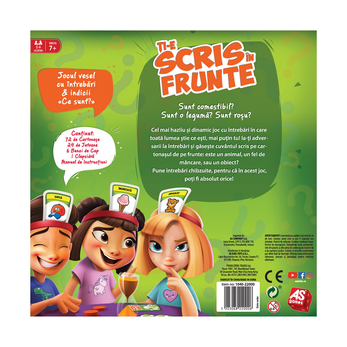 JOCUL CLASIC TI-E SCRIS IN FRUNTE! - Imagine 6
