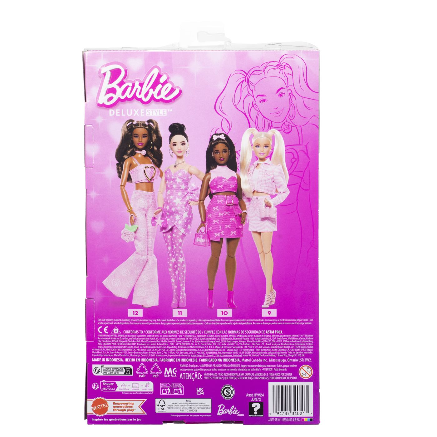 BARBIE DELUXE STYLE PAPUSA BARBIE BLUGI EVAZATI Mattel - Default Title (6) [ps:7bdbe074-2f98-4a45-aed2-81bcf608b017]