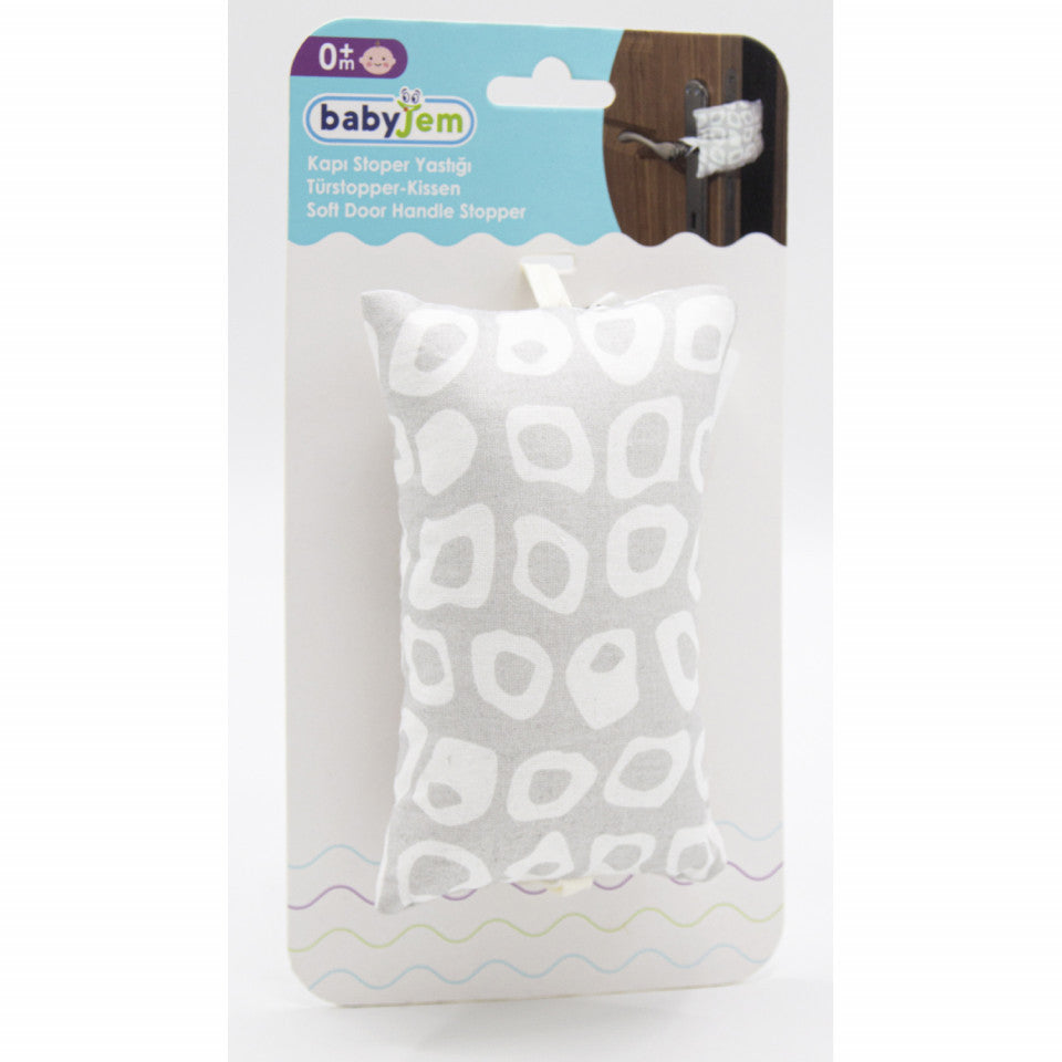 Opritor pentru usa cu elastic BabyJem (Culoare: Gri) [ps:2604de4a-558f-4be4-89b5-78093c5cc2fc]