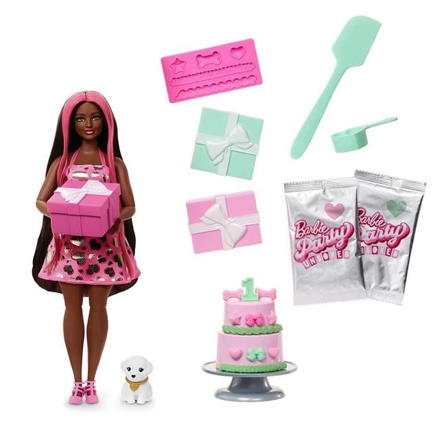 Papusa Barbie Party Unboxed Reveal Blind Box - Mattel - Default Title (6) [ps:a2a9d42f-14a1-4e7d-8956-dd856f3f9b60]