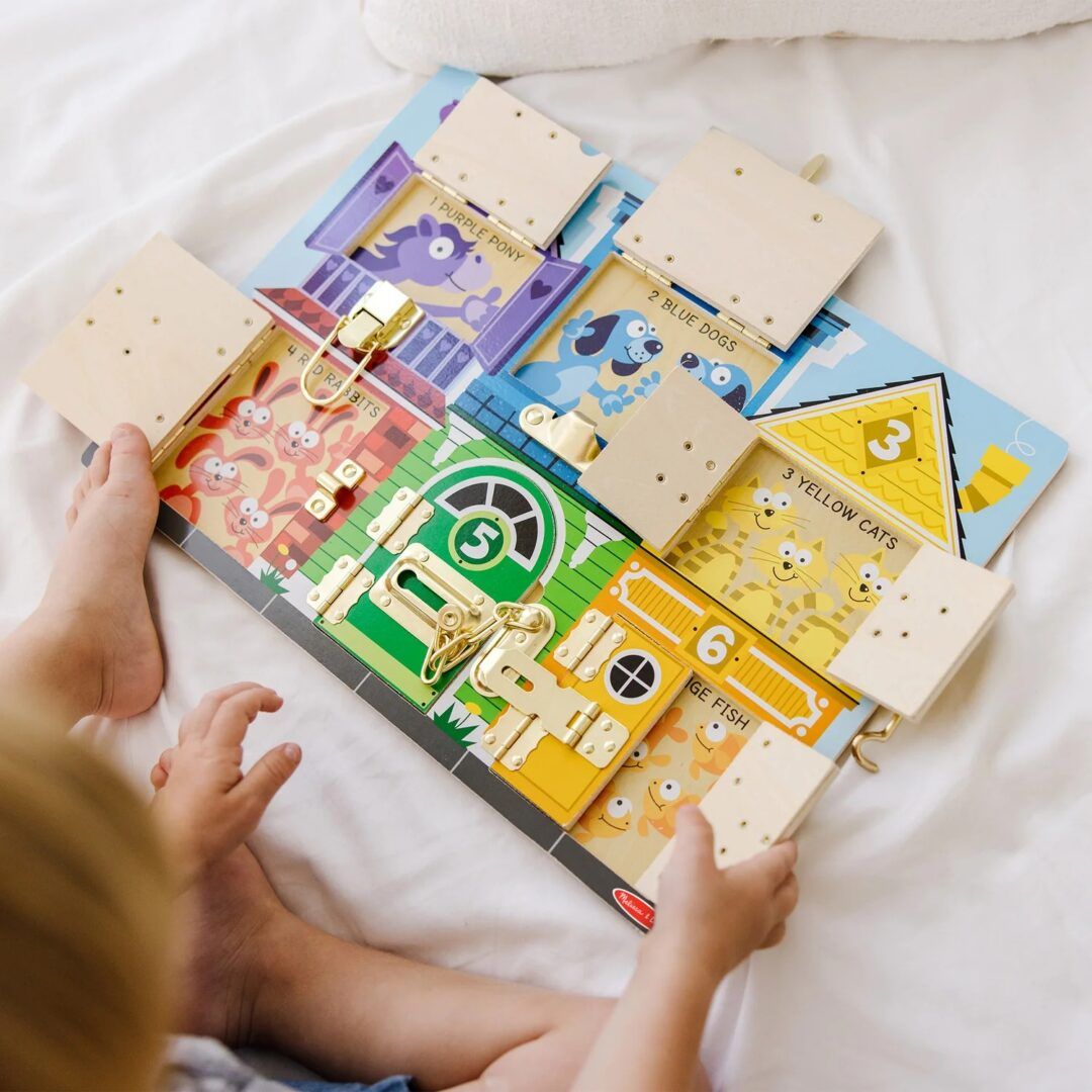MELISSA AND DOUG SET DE INVATARE PLACA CU ZAVOARE DIN - Imagine 6