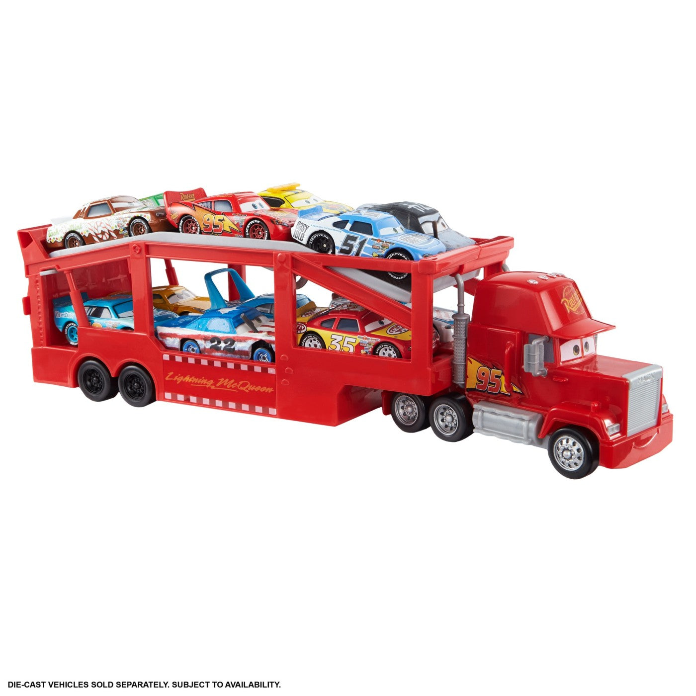 CARS TRANSPORTATORUL MACK Mattel - Imagine 7 [ps:9fc25188-5add-4880-9765-7bd9fa8585f3]