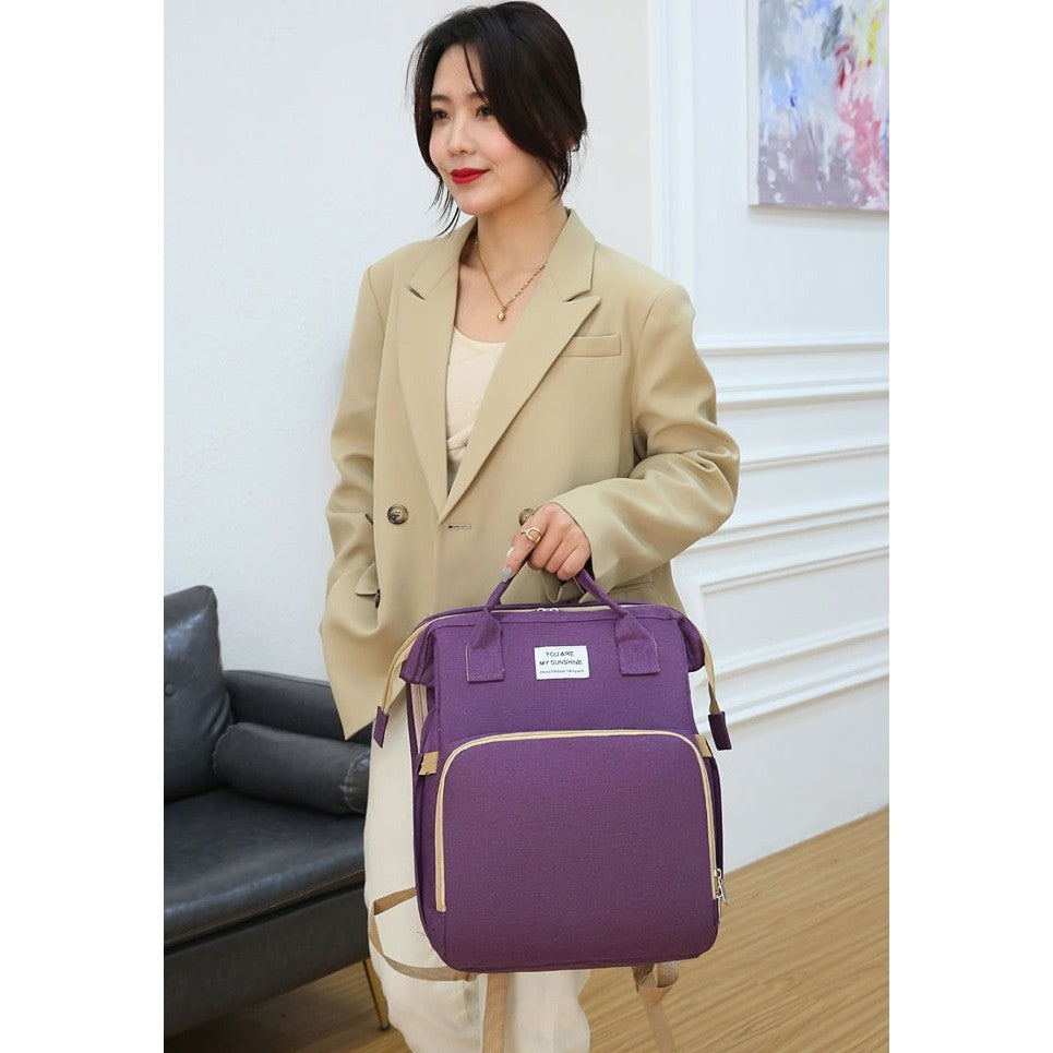 Rucsac Multifunctional Flippy cu Patut Pliabil | infant.ro - Mov (6) [ps:b4efa17e-e9e9-4bc1-87e6-9daa14d95808]