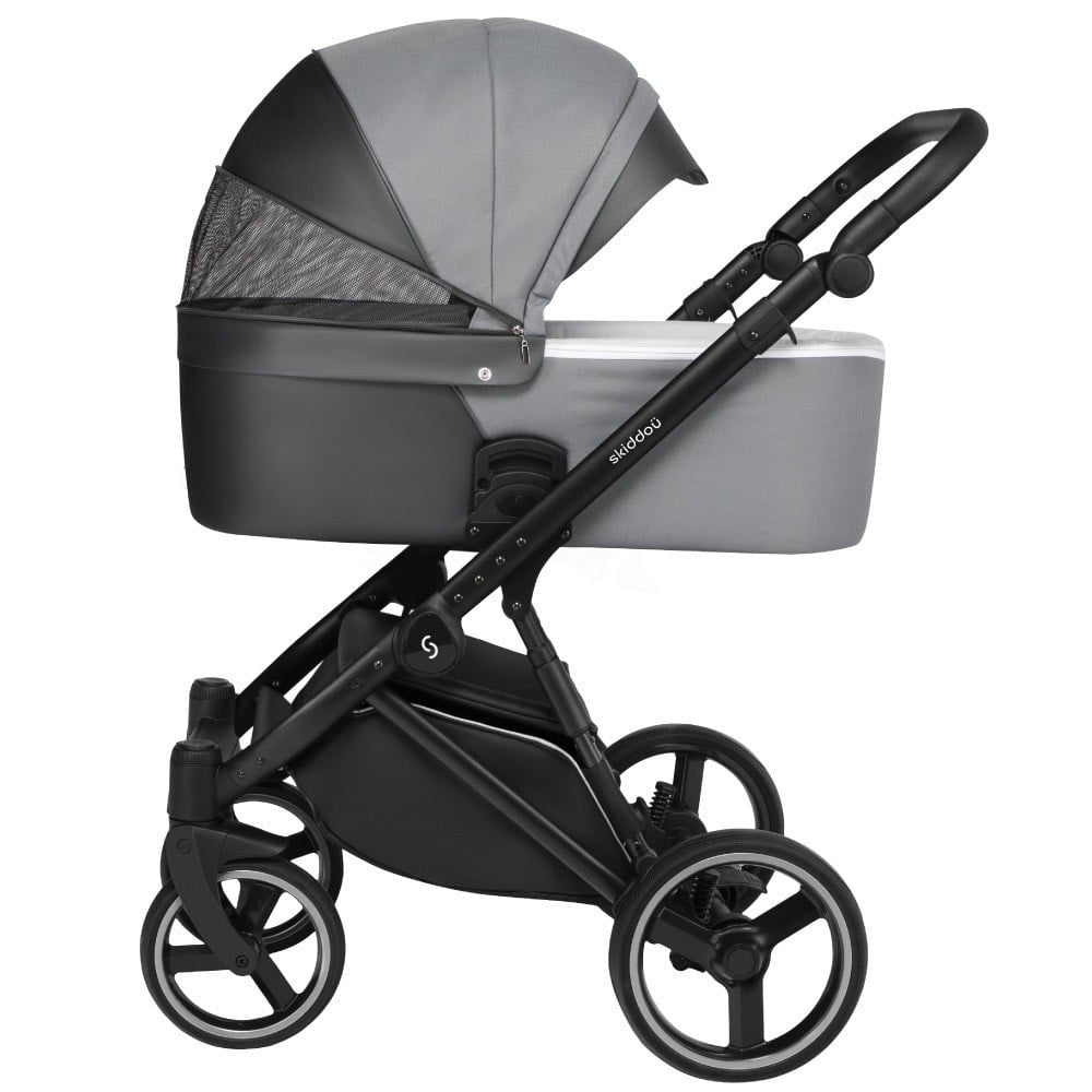 Carucior 2 in 1 Skiddou Oslo+ Normandic Dream, Gri - Gri