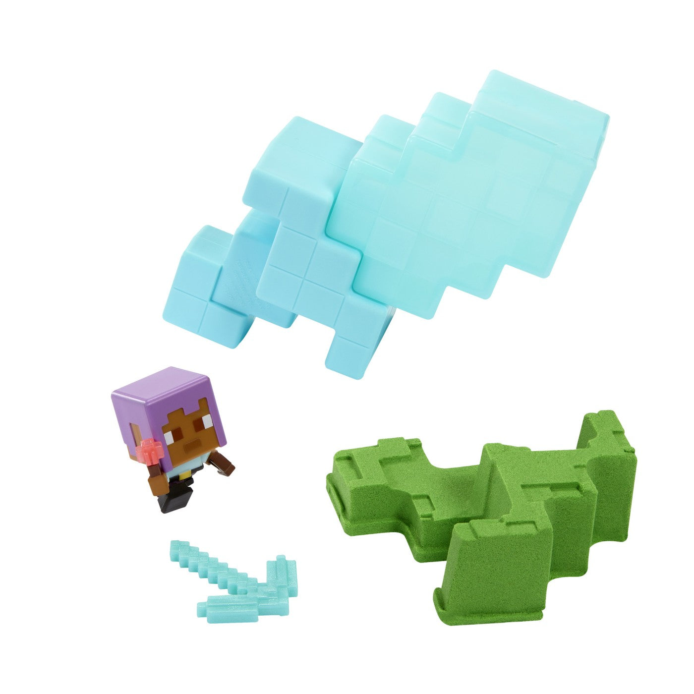 MINECRAFT MINI MODE SET EXPLORARE MINIERA TURQUOISE Mattel - Turquoise (6) [ps:4e4c6c17-c508-4fe2-ac36-610d5acbedb2]