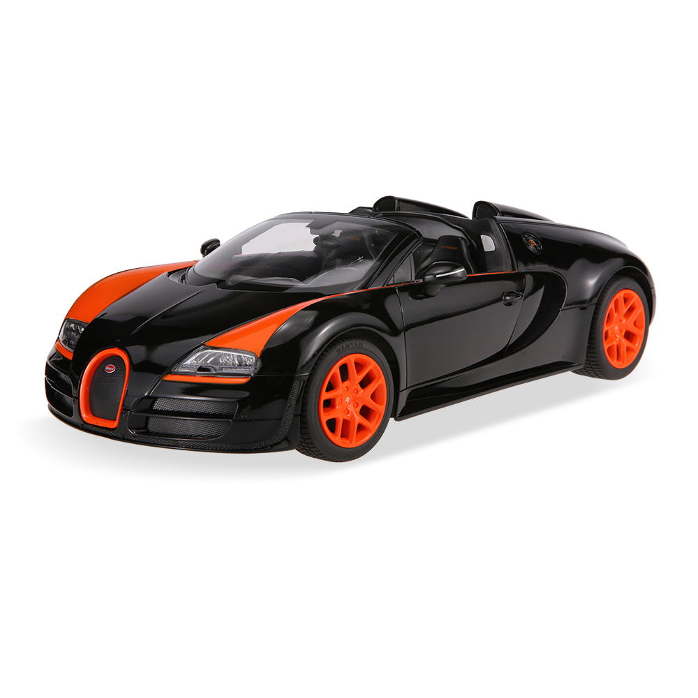 MASINA CU TELECOMANDA BUGATTI GRAND SPORT VITESSE NEGRU CU SCARA 1 LA 14 [ps:1543d3ac-907b-42bb-ba6a-9fcdfc0e3cc5]