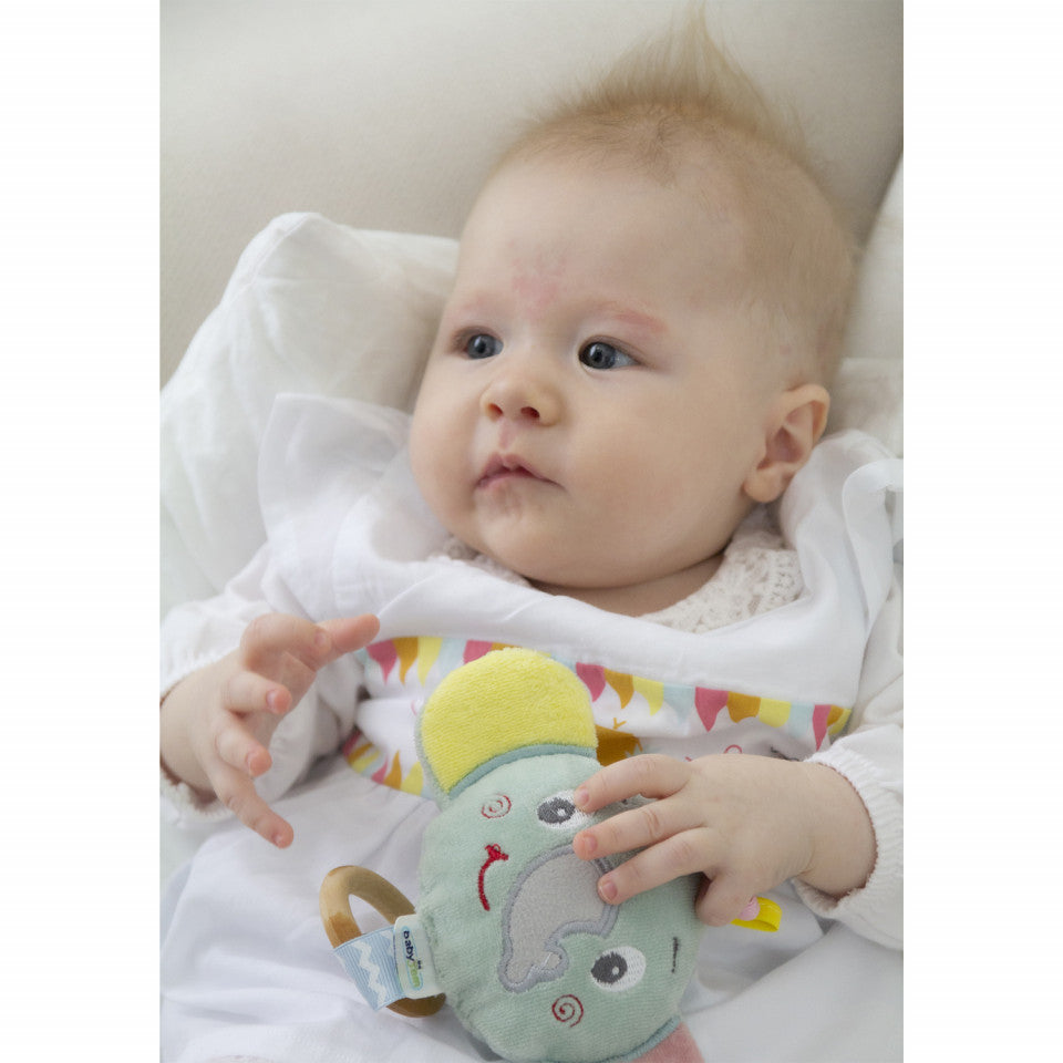 Jucarie pentru bebelusi BabyJem Elephant Toy (Culoare: Roz) [ps:48efa299-50d0-443c-bf0c-69d6bfc805c2]
