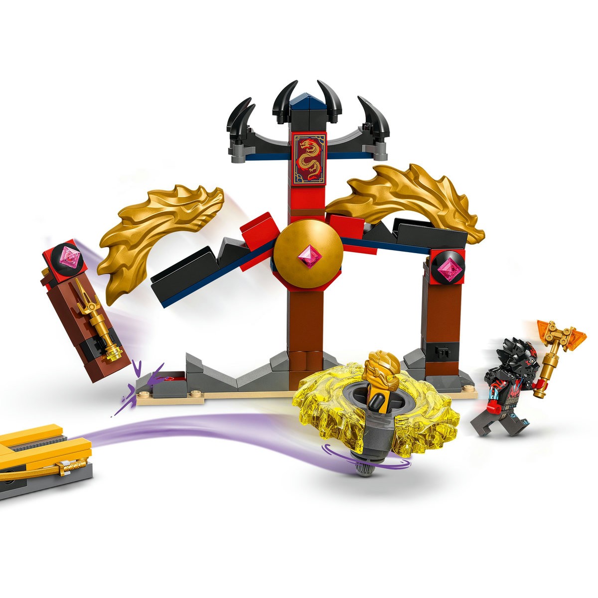 LEGO NINJAGO PACHET DE LUPTA CU DRAGONI SPINJITZU 71826 - Imagine 6