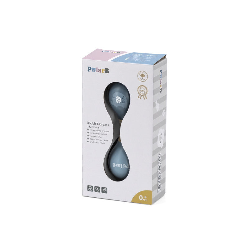 Maracas dublu, Elefant, PolarB Viga [ps:927308d2-09a6-4d4a-9e4f-038f3f628c3a]