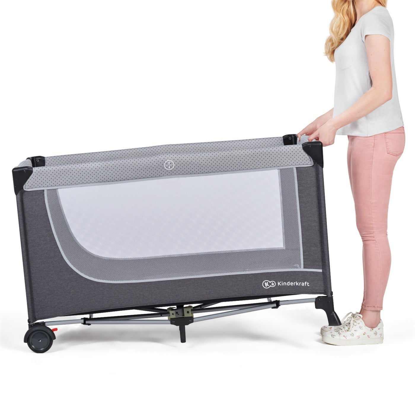 PATUT DE CALATORIE KINDERKRAFT LEODY, CU ACCESORII, GREY - Imagine 6