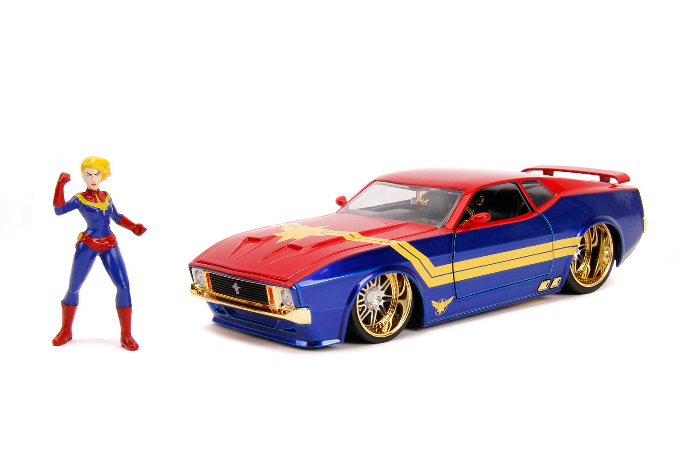 MASINUTA METALICA CAPTAIN MARVEL 1973 FORD MUSTANG MACH - Imagine 6 [ps:5b14f370-247a-4ab9-8817-e93d11cd9dec]