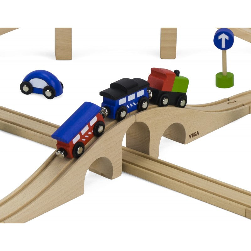 Set de trenulete din 49 de piese [ps:919cf78c-c285-4083-a0ac-fed3160542b8]