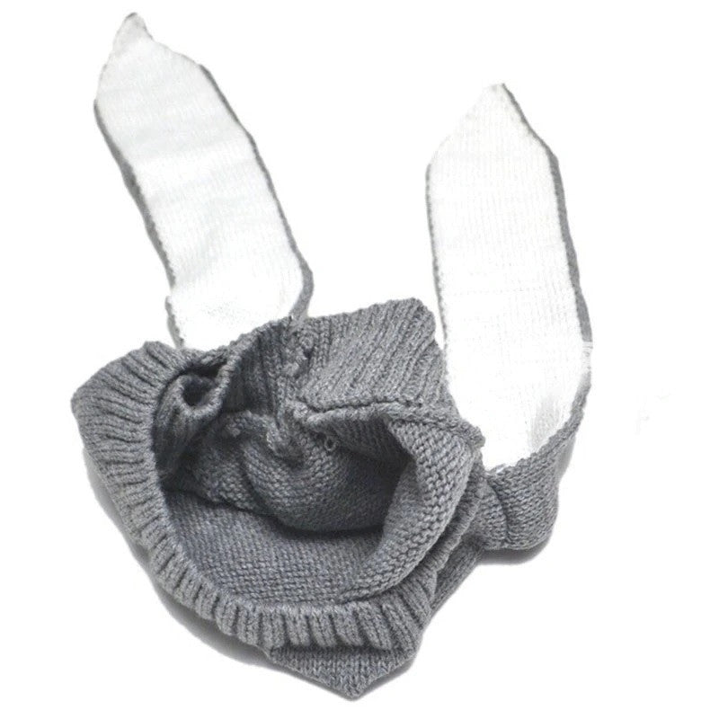 Caciulita iepuras Drool (Culoare: Roz inchis) - Gri