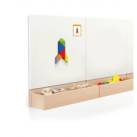 Joc Tangram magnetic cu 35 piese, Viga [ps:59f62ff0-6d6c-4d35-bb6c-eea12e47241e]