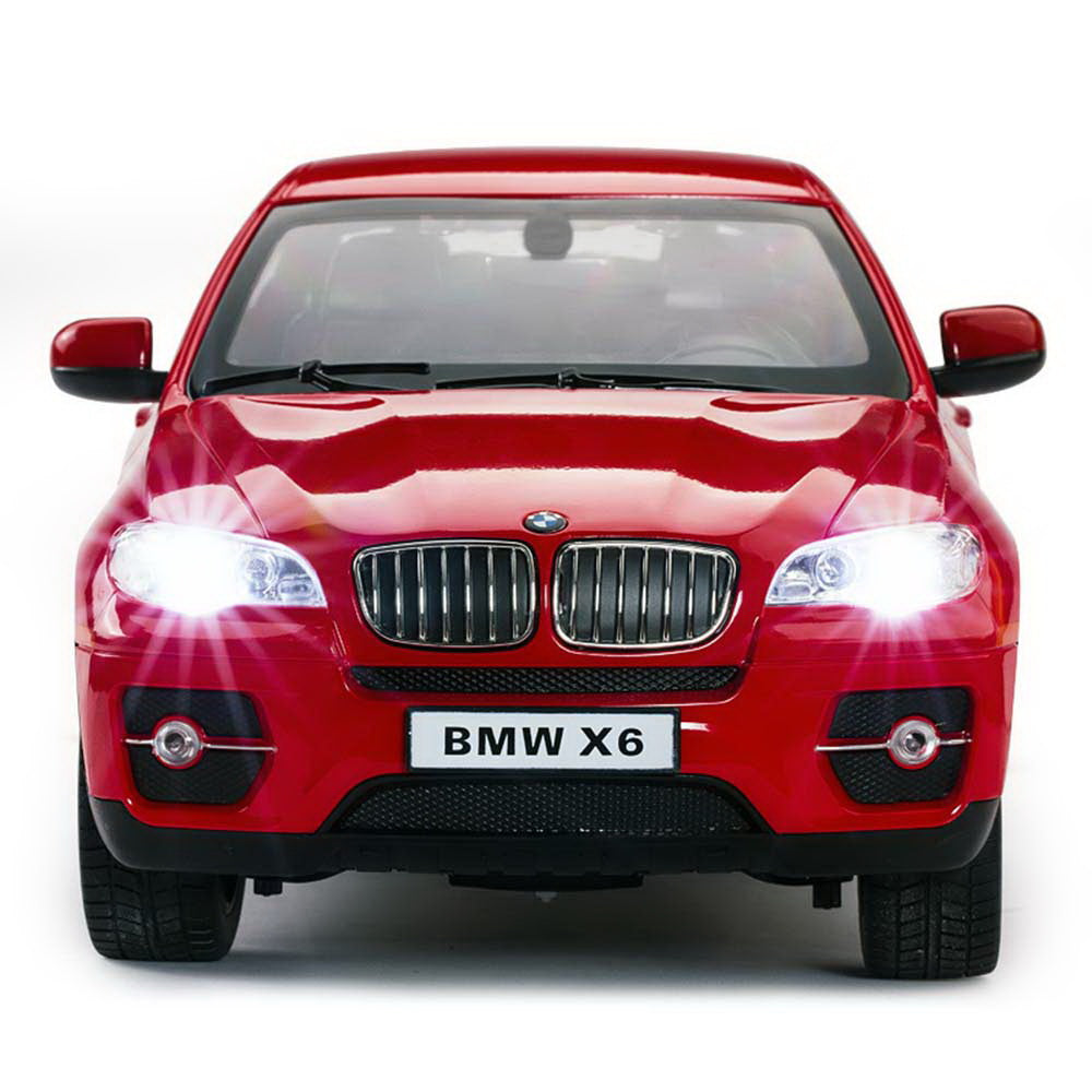 MASINA CU TELECOMANDA BMW X6 ROSU CU SCARA 1 LA 14 [ps:f13deed4-c841-4c6e-b755-5edc612f6f9e]