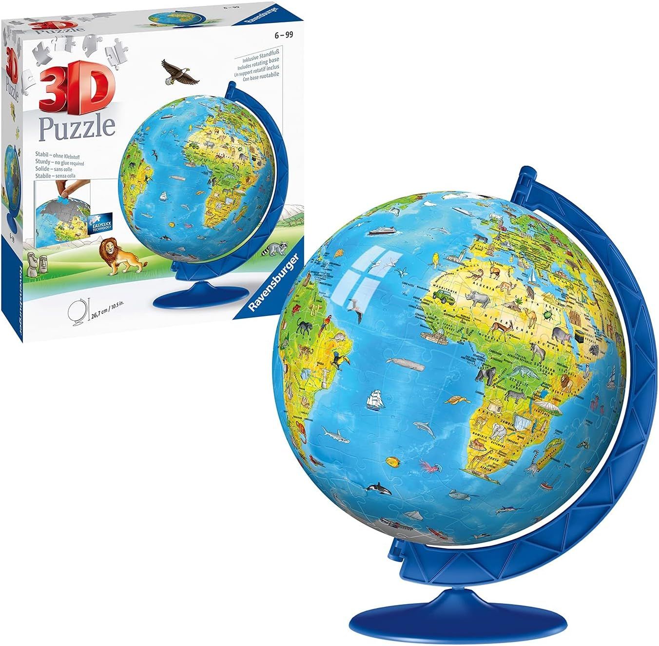 Puzzle 3D Globul Pământesc Ravensburger - Educațional - Default Title (6) [ps:57299b49-7b5c-4014-997b-6377b7e8b1a0]