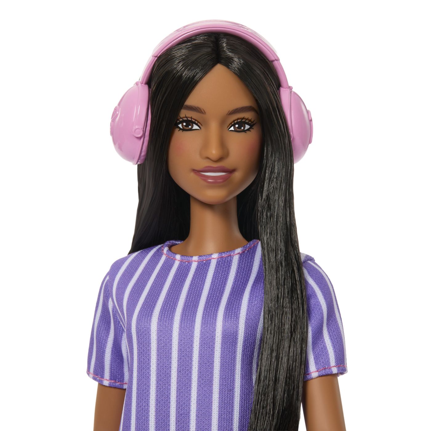 BARBIE PAPUSA BARBIE FASHIONISTAS BRUNETA CU ROCHIE MOV - Imagine 8 [ps:c6730e78-0d60-4fd8-bc41-7befcec22456]