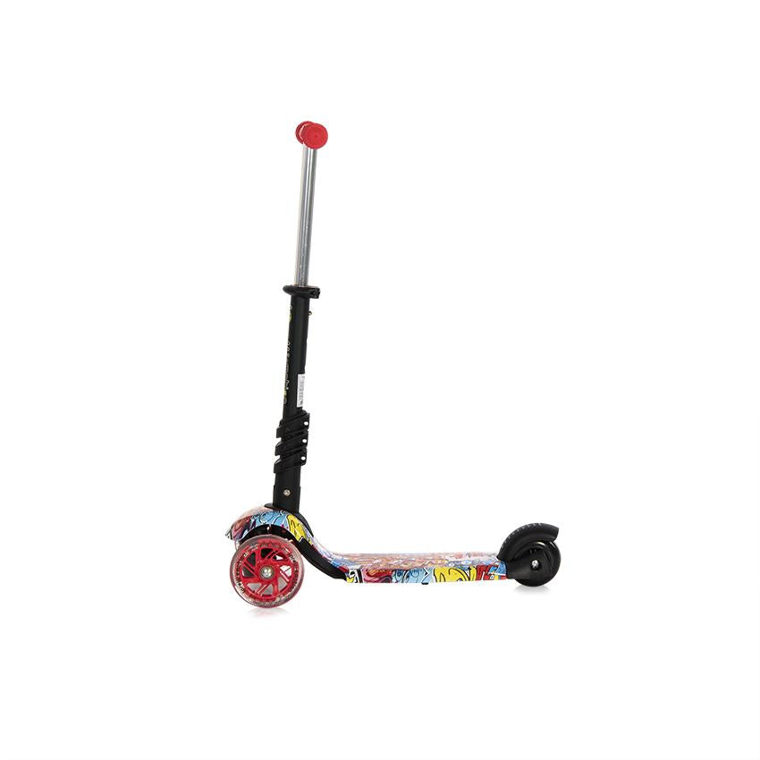 Trotinetă Copii Lorelli Junior Smart Plus, Blue & Green - Red Graffiti (6) [ps:97e1b921-2fad-4a4d-b172-3604ad2ef4b6]