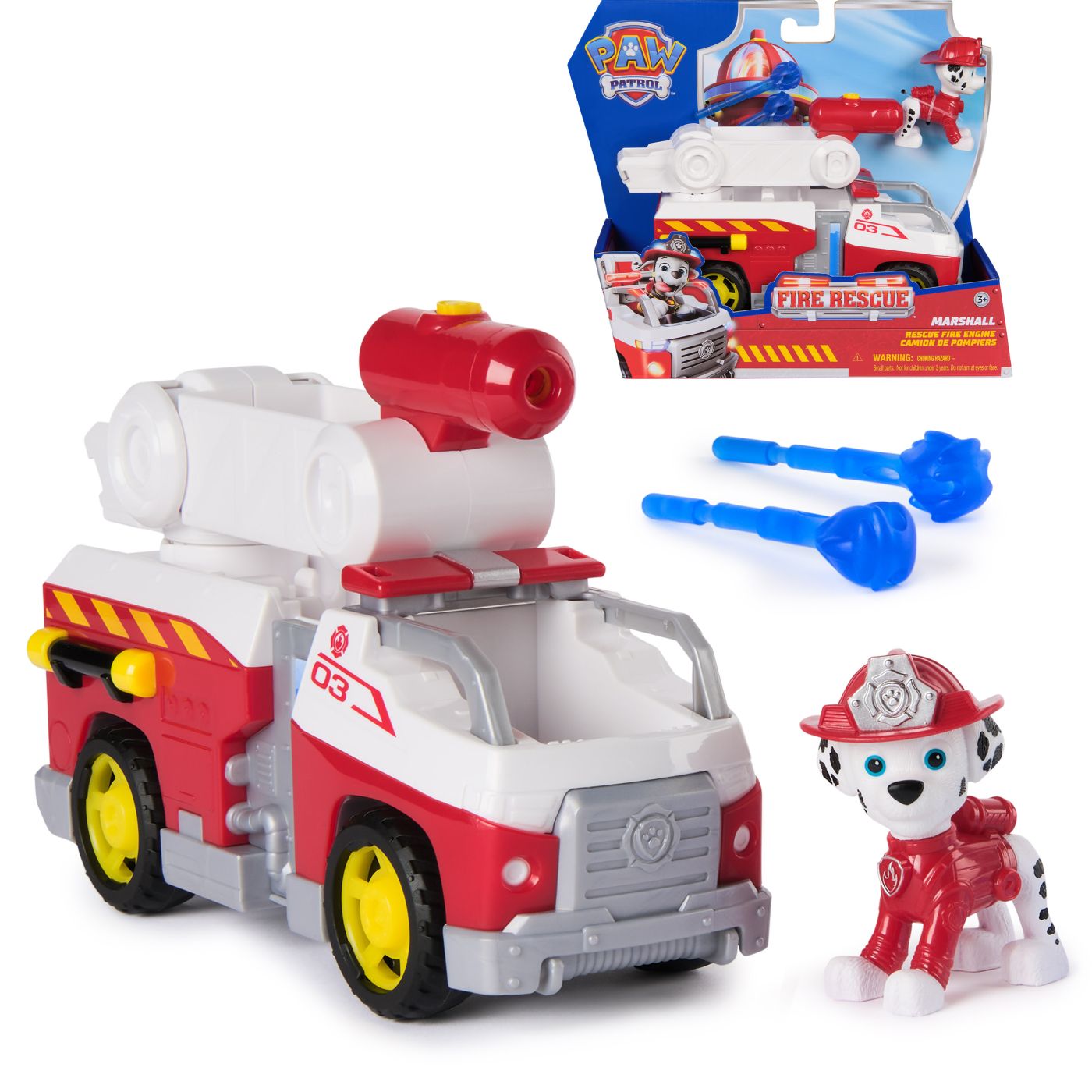 PATRULA CATELUSILOR VEHICUL DE SALVARE MASINA DE POMPIERI SI FIGURINA MARSHALL [ps:8f46ac61-edc5-4239-931a-f050446d163b]