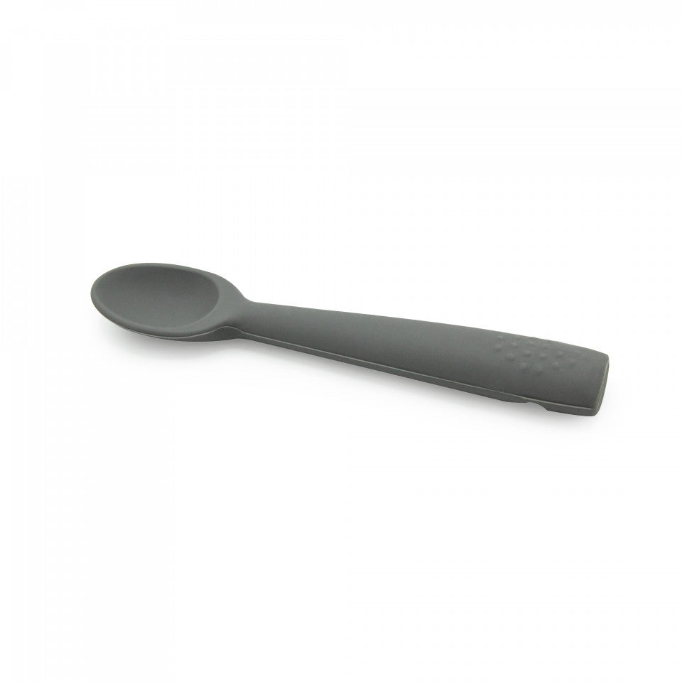 Lingurita din silicon BabyJem (Culoare: Turcoaz) - Gri