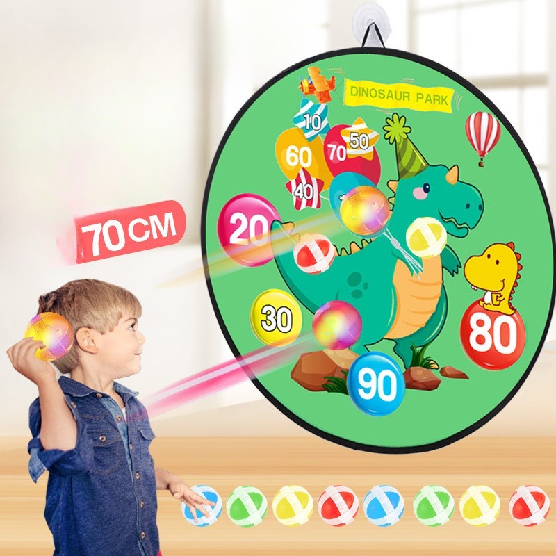 Joc Darts Flippy Dinozaur Park, Placă Pliabilă 70cm, Verde - Dinozaur Park (6) [ps:bc9a40ff-480a-42e4-bc6e-7036f6bf580d]