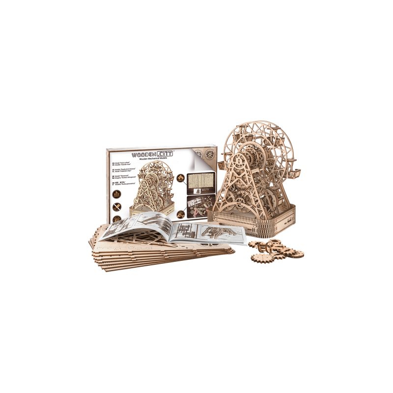 Puzzle 3D Ferris Wheel - Kit model mecanic [ps:7616831a-c96f-4408-b1ba-fd3a95f326da]