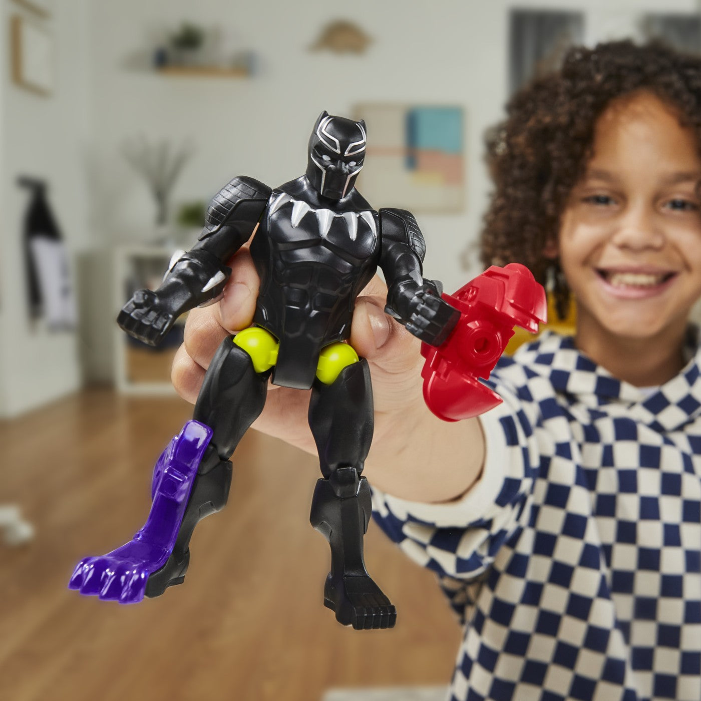 MARVEL AVENGERS MIX MASHERS FIGURINA BLACK PANTHER 12CM - Imagine 3 [ps:45c379e4-facd-46d6-8cba-1fbd54a7642e]