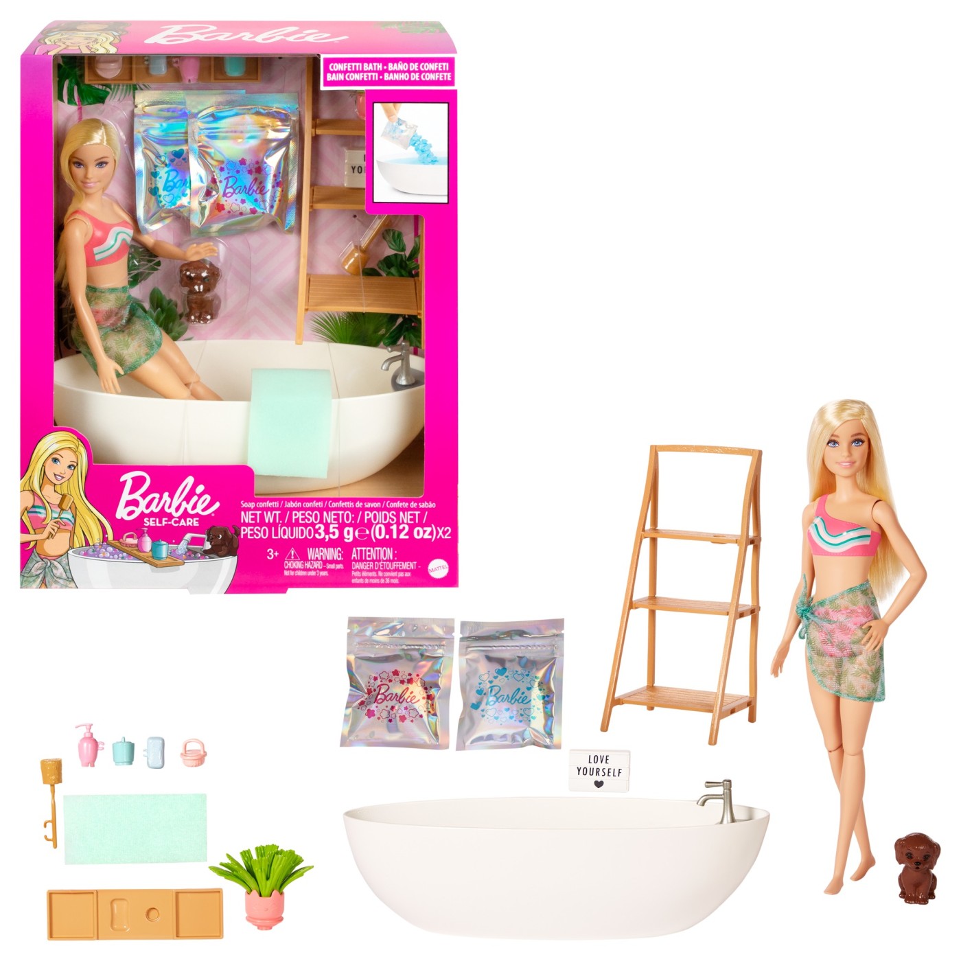 BABRIE SELF CARE SET PAPUSA SI BAIE CU CONFETTI Mattel - Imagine 9 [ps:fd6c987b-5364-4873-90c5-c8289925344e]