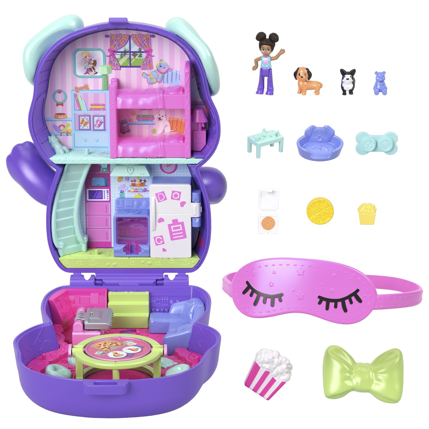 POLLY POCKET SET GENTUTA ANIMALUT CATELUS IN PIJAMA CU - Imagine 2 [ps:cef00581-44d4-470e-b4a3-9aa0b6c9ebb0]
