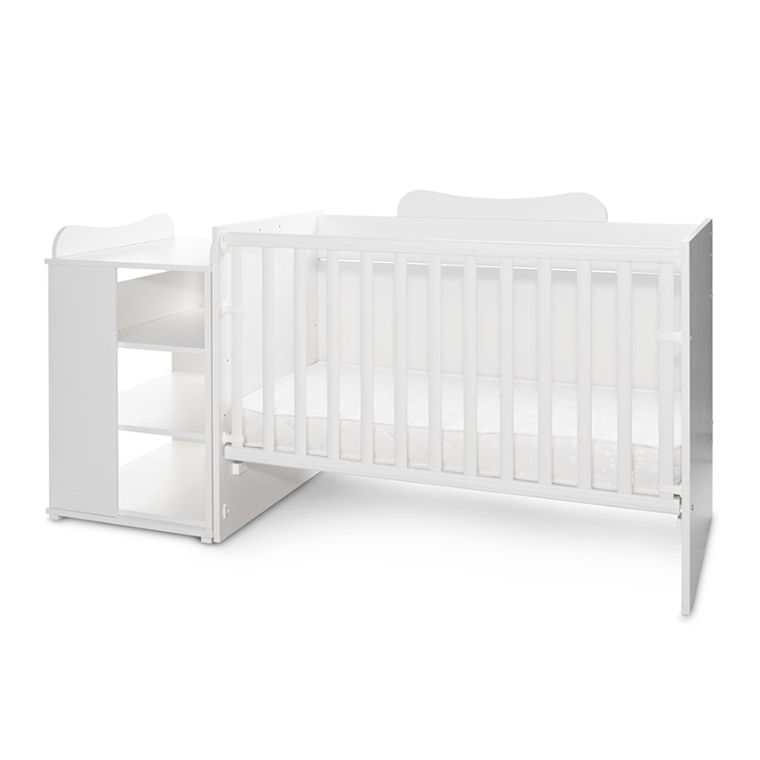 Pătuț Modular Multifuncțional Lorelli Multi, White Orchid - alb (6) [ps:143f17cf-af1f-4ff1-a2a0-872c64472354]
