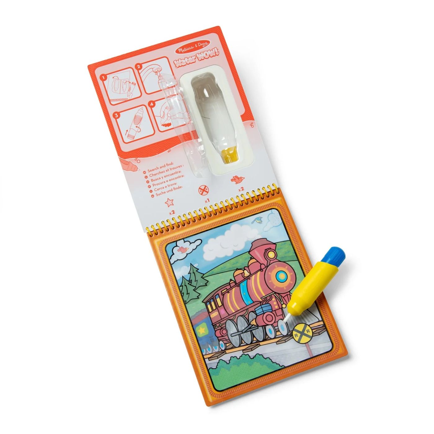 MELISSA AND DOUG WATER WOW CARTE DE COLORAT VEHICULE - Imagine 6