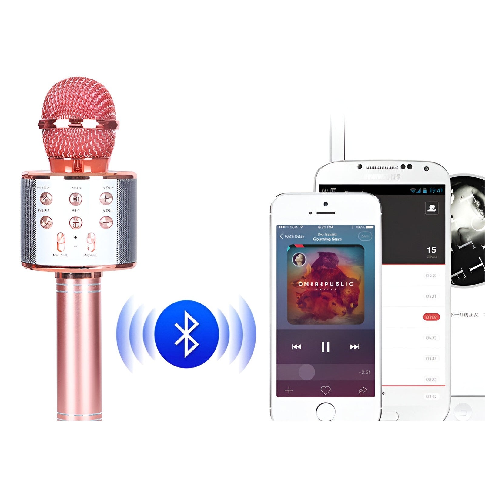 Microfon Karaoke Copii Flippy, Bluetooth, Rose Gold - Default Title (6) [ps:454a779a-d09f-455e-ad37-94cdb7626504]