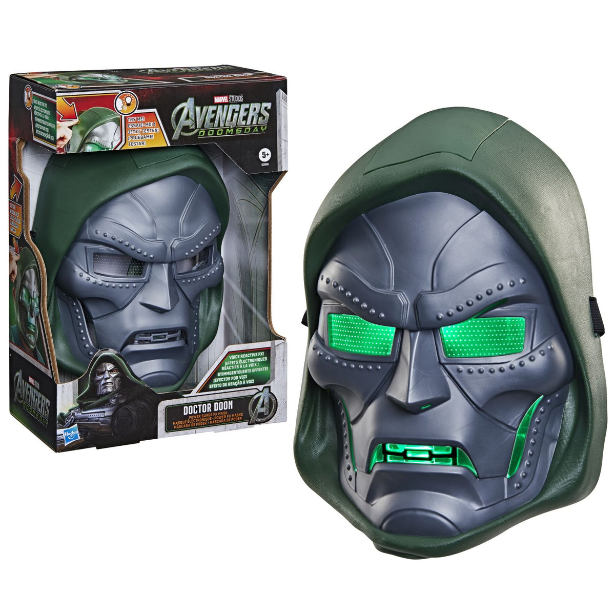 Masca Doctor Doom Power Surge FX Marvel Avengers - Hasbro - Default Title (6) [ps:b33ec98b-4bab-4617-a889-d39d9fcf56ec]