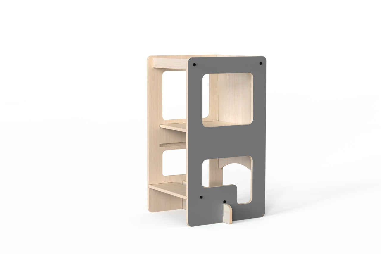 Turn de invatare multifunctional Kule Flip, Gri, MamaToyz [ps:d126b826-b2f7-4ae6-a8e2-aadebb9ce4c0]