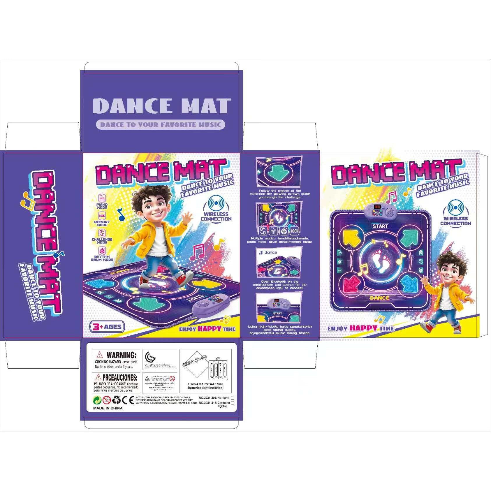 Covor Muzical de Dans Flippy, Bluetooth, 4-6 Ani, Mov - Default Title (6) [ps:a77475ac-ee1b-48c5-aae1-fff99d33bb44]