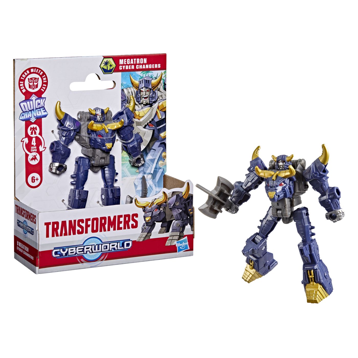 TRANSFORMERS CYBERWORLD ROBOT MEGATRON CONVERTIBIL 10CM - Imagine 8 [ps:6fadf539-f4f9-4764-8314-66896cf50d85]
