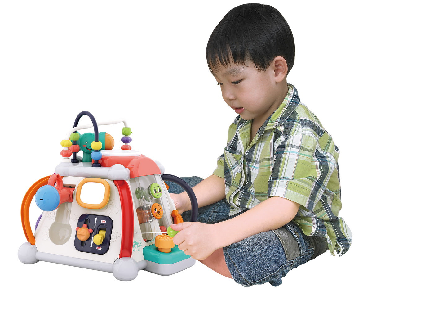 PIRAMIDA CU ACTIVITATI CU SUNETE SI LUMINI Jucarii Bebe - Imagine 5 [ps:82e0d56c-271e-4fc0-bf0a-7488cb1e575f]
