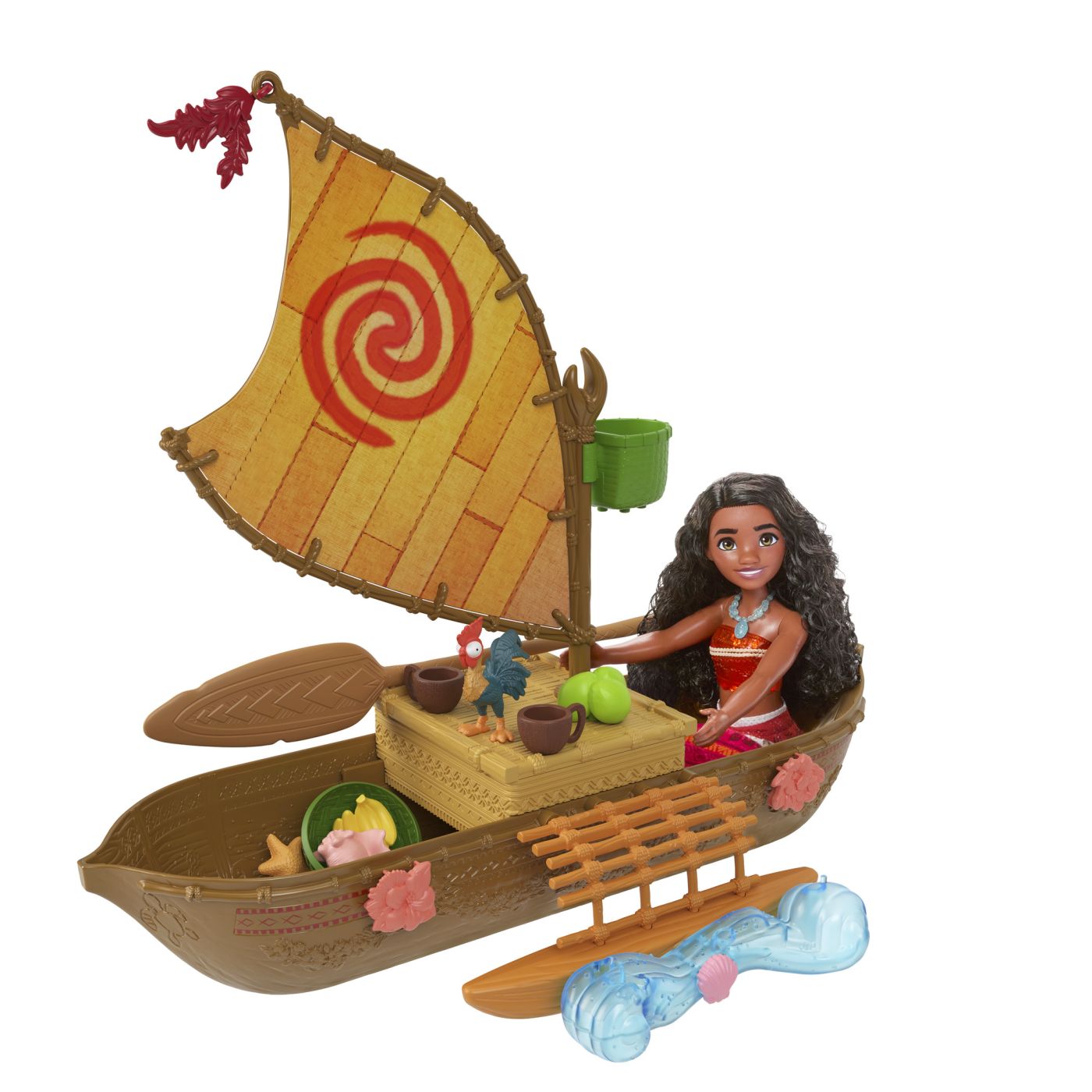 Set Barca Canoe Moana Aventura in Ocean 38cm - Mattel - Default Title (6) [ps:fd41d090-6c64-4335-9867-c8dff6dc0b84]