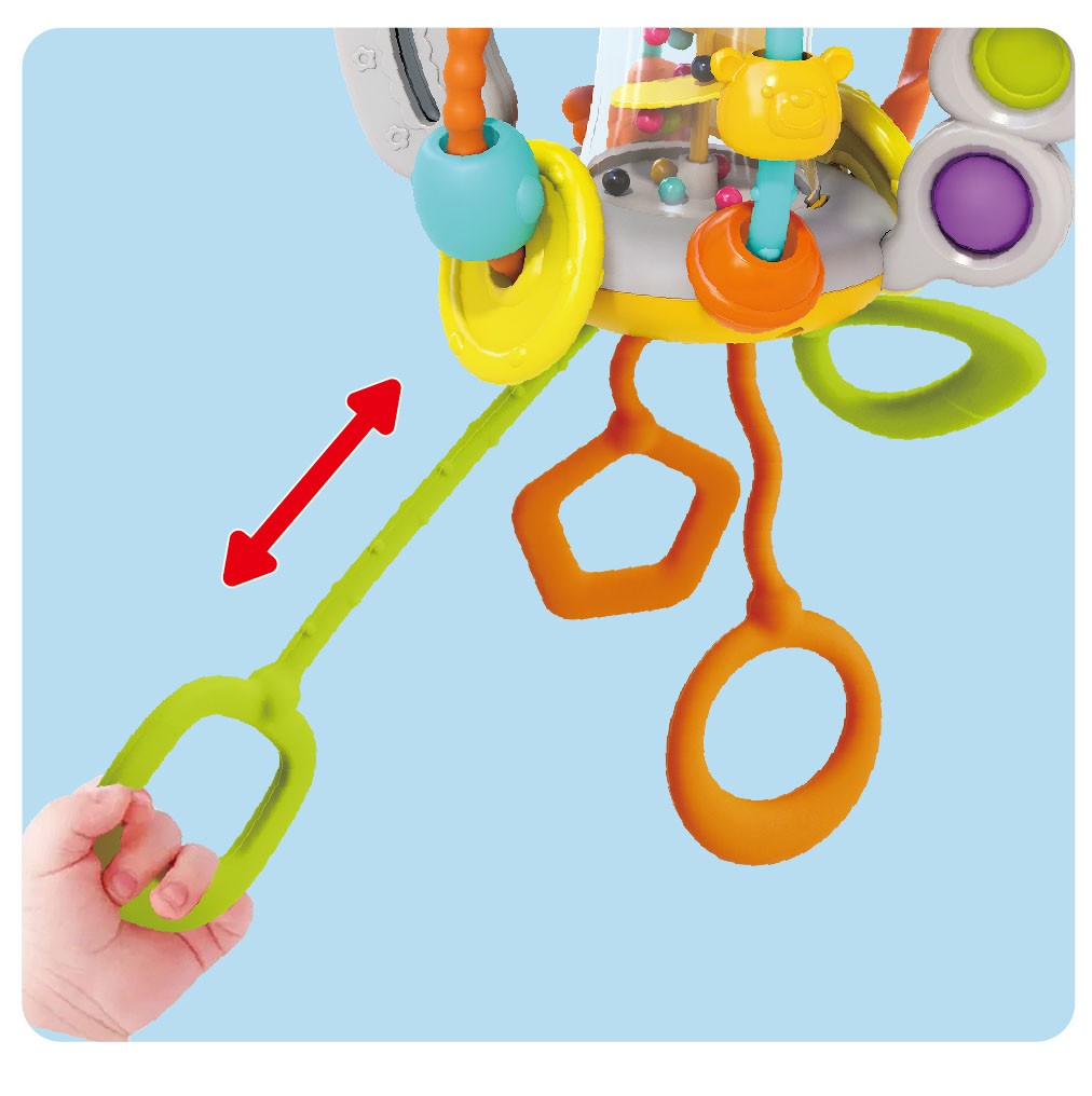 JUCARIE SENZORIALA PENTRU BEBE SCUTURA SI TRAGE Jucarii Bebe - Imagine 4 [ps:ba9788a7-acd7-43bb-9dc1-a8e92047fae9]