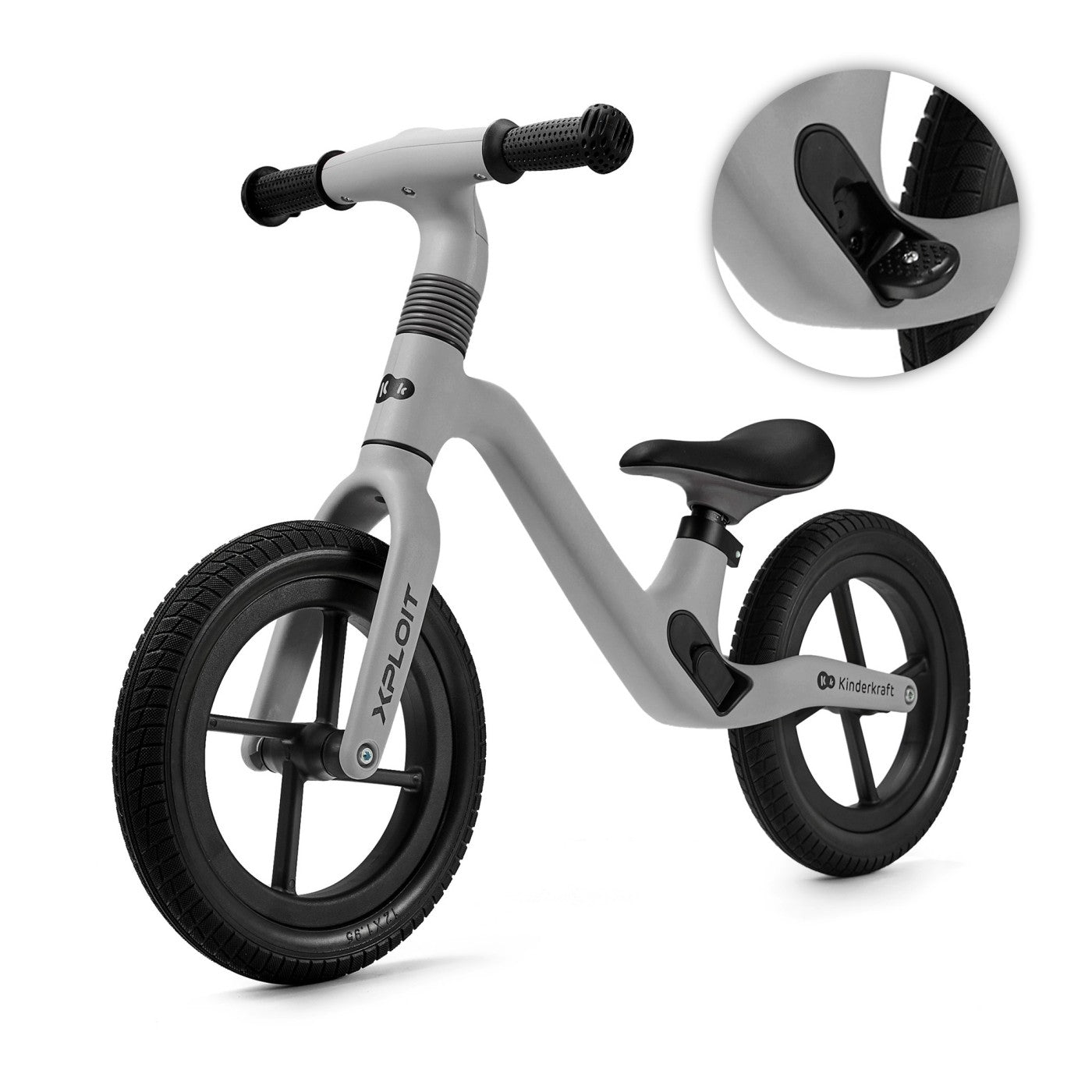 BICICLETA FARA PEDALE KINDERKRAFT XPLOIT, MOONSILVER - Imagine 6