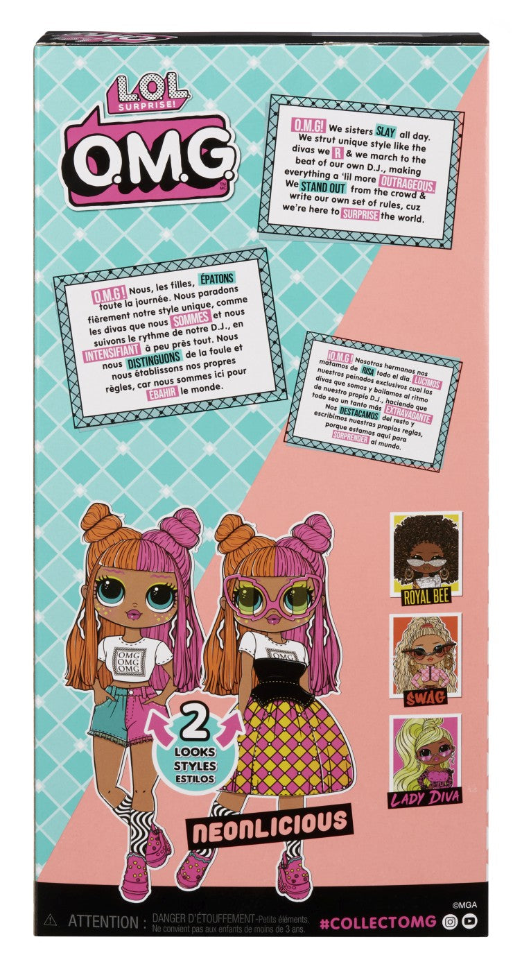 L.O.L. SURPRISE! OMG NEONLICIOUS PAPUSA FASHIONISTA CU - Neonlicious (6) [ps:5ce9cae0-c24a-4610-a7a1-9139786d9081]