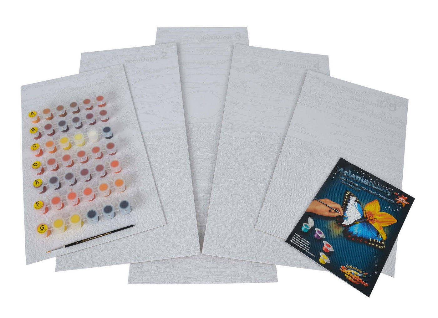KIT PICTURA PE NUMERE SCHIPPER APUS IN CARAIBE, 5 - Imagine 3 [ps:671a894e-ea0c-48e7-b61f-af8bb42f283f]